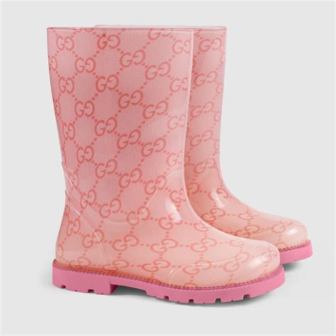 pink baby gucci rain boots|gucci ankle boots for women.